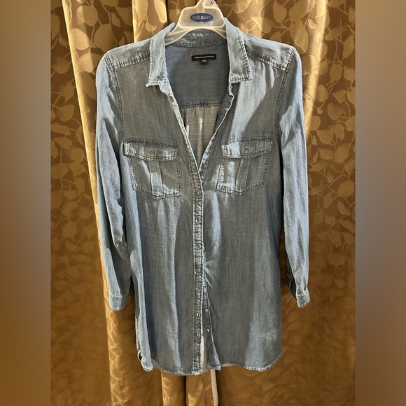 American Eagle Chambray Dress - Picture 5 of 6